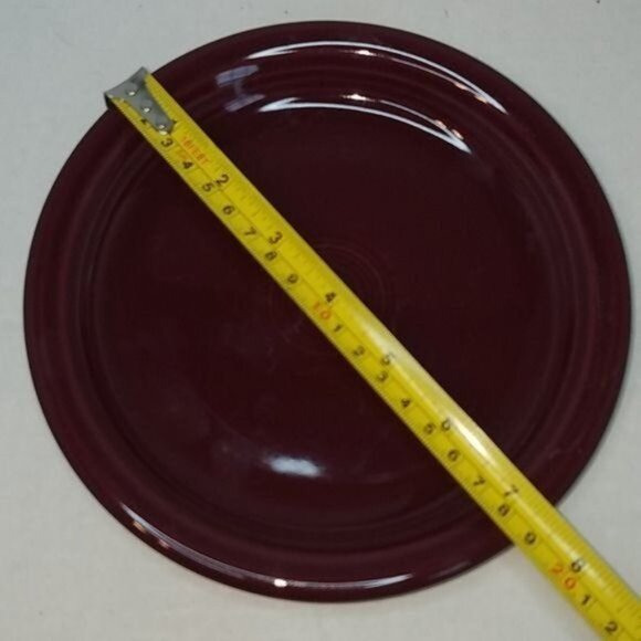 Fiestaware Fiesta CERAMIC Salad Plate Dish CONTAINER Claret 7.25 INCH - Picture 3 of 9